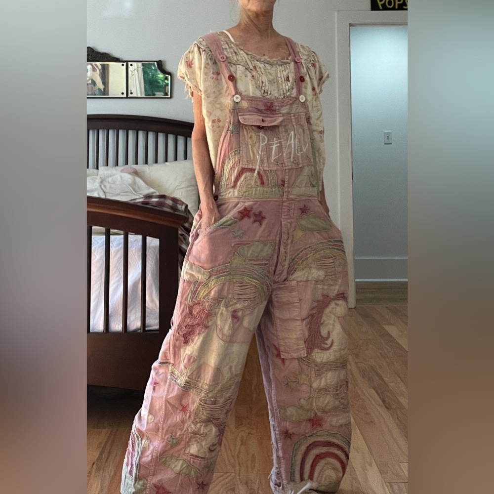 Magnolia Pearl Unicorn Overalls